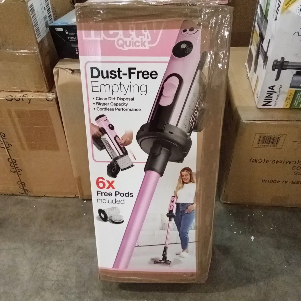 BOXED NUMATIC INTERNATIONAL NUMATIC HETTY QUICK CORDLESS VACUUM