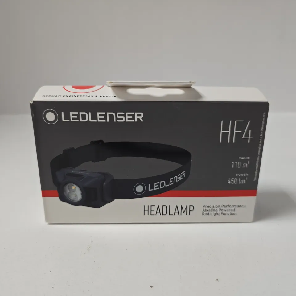 BOXED LEDLENSER HF4 HEADLAMP IN NAVY