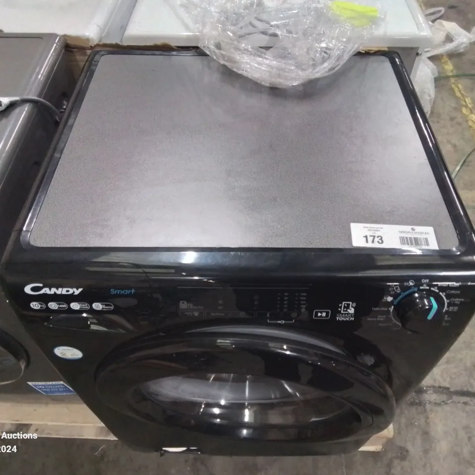 CANDY SMART 10K 1400 SPIN BLACK WASHING MACHINE CS1410TBBE/1-80