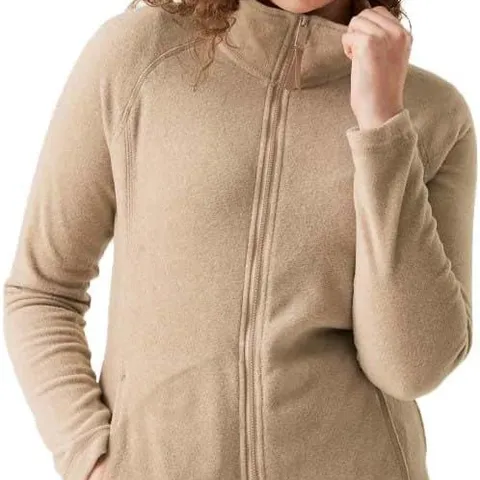 REGATTA WOMENS MAYSE FULL ZIP FLEECE JACKET WARM TAUPE UK SIZE 14