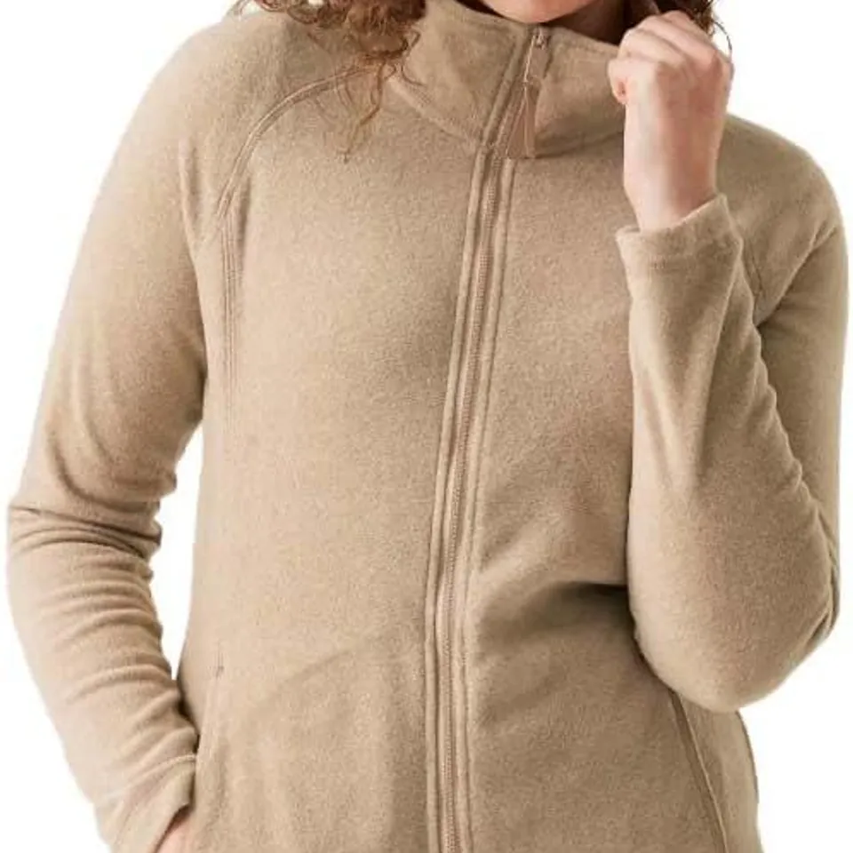 REGATTA WOMENS MAYSE FULL ZIP FLEECE JACKET WARM TAUPE UK SIZE 14