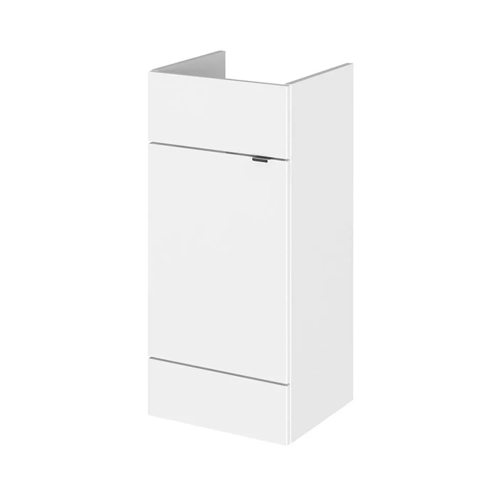 BRAND NEW BOXED OFF104 GLOSS WHITE 400 VANITY UNIT (1 BOX)