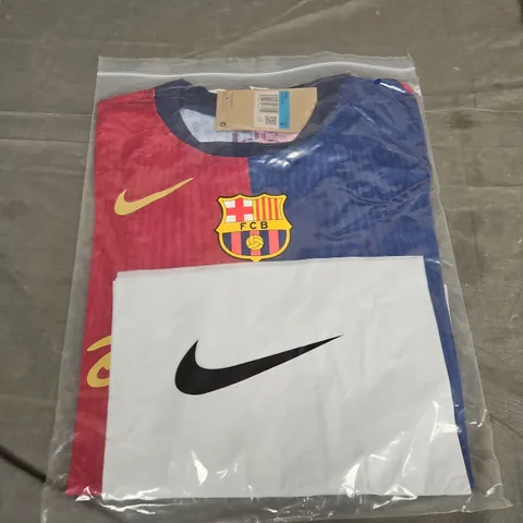 BAGGED FC BARCELONA HOME JERSEY - SIZE M
