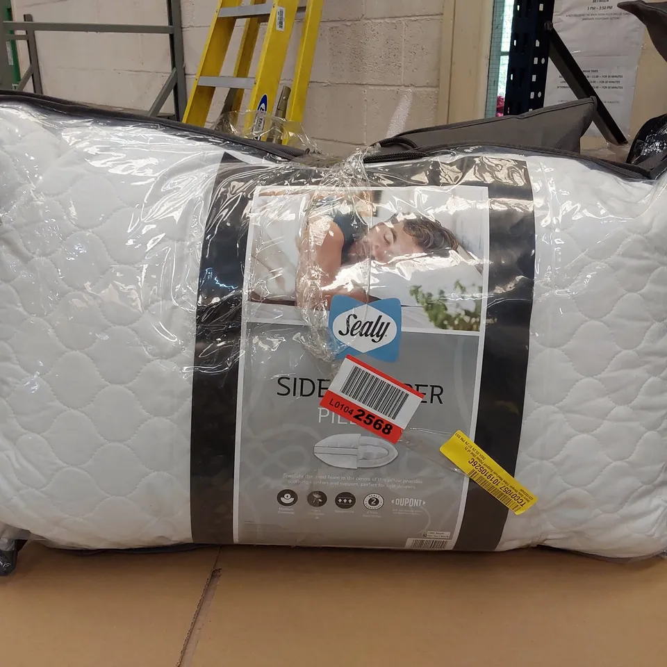 BAGGED SEALY SIDE SLEEPER FIBRE MEDIUM SUPPORT PILLOW (SET OF 2) (1 ITEM)