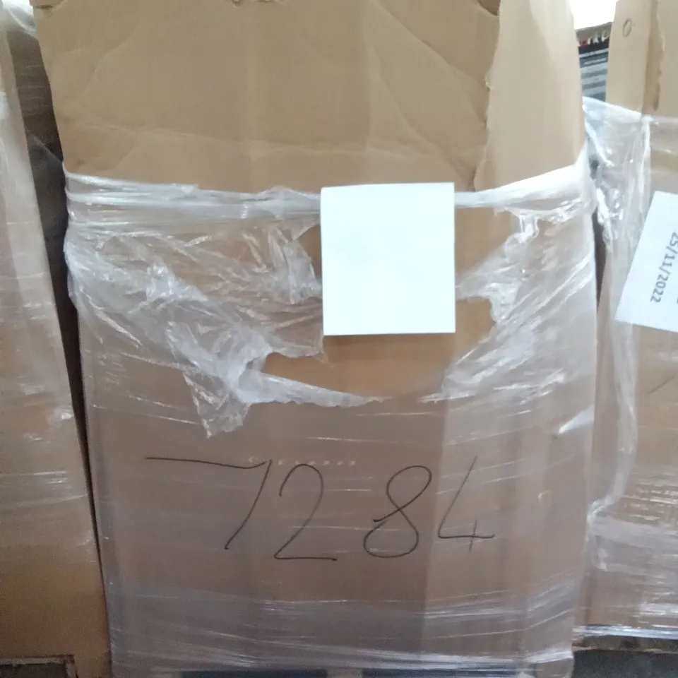 PALLET OF ASSORTED ITEMS INCLUDING TIMBER RIDGE CAMPING WAGON, REDCAMP CAMPING COT, KKTONER OFFICE STOOL, BONSEN KITCHEN COFFEE MAKER, HOMIDEC DRYING RACK, OFFICE CHAIR