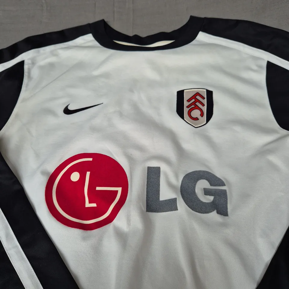 FULHAM FC RETRO HOME JERSEY - SIZE SMALL - NEVLAND 10