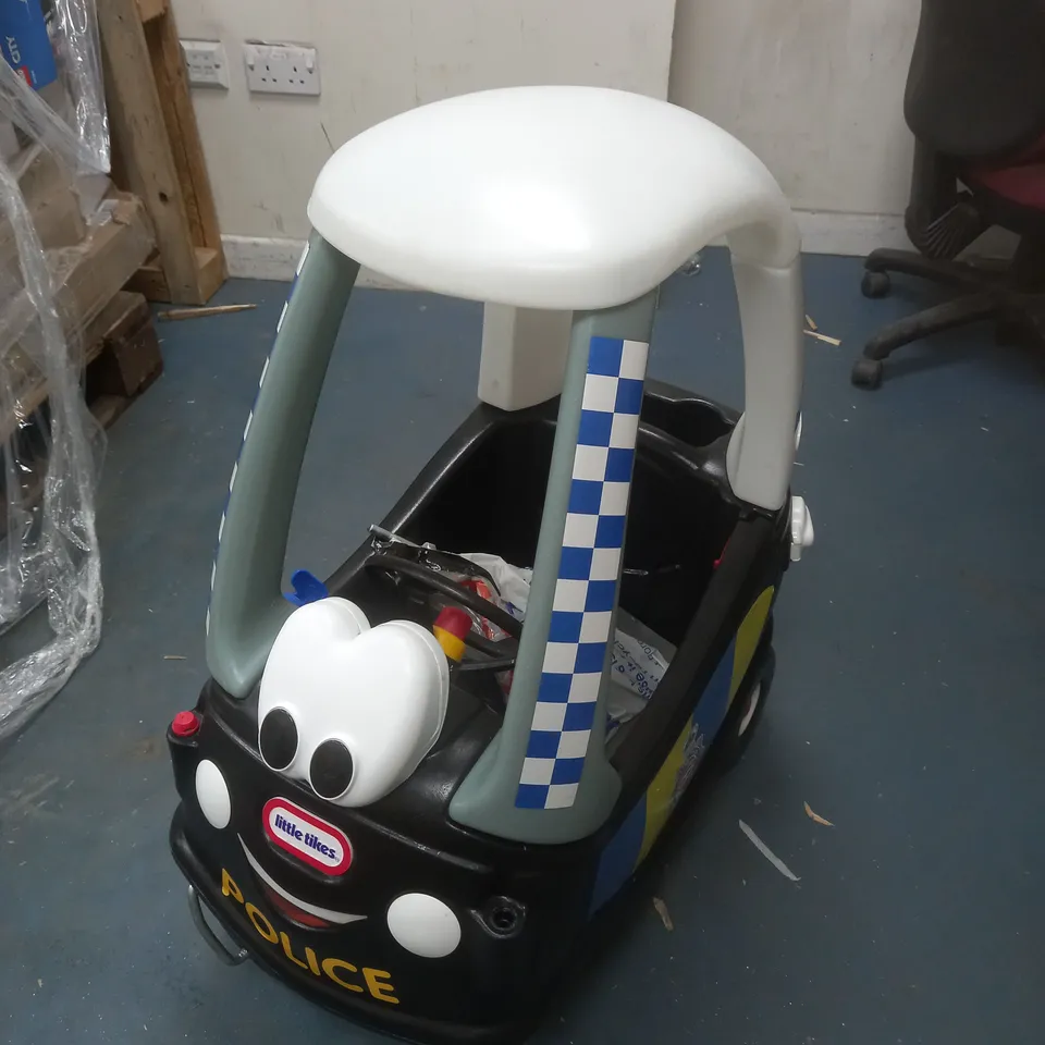 UNBOXED LITTLE TIKES POLICE PATROL CAR