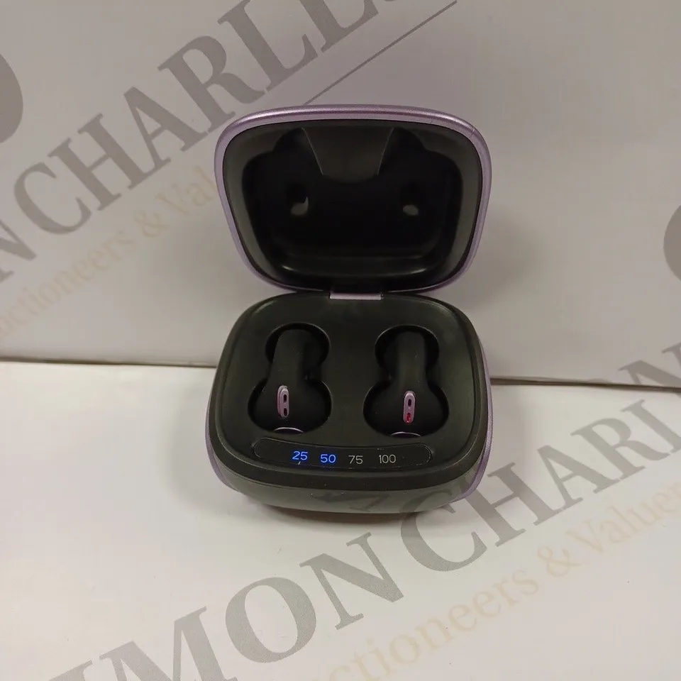 BOXED JX80 WIRELESS BLUETOOTH HEADPHONES IN PURPLE 