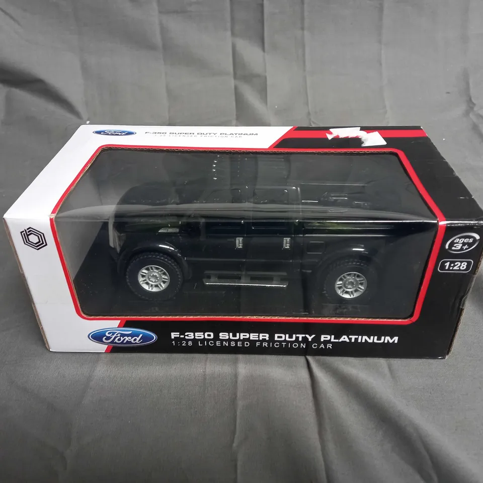 FORD F-350 SUPER DUTY PLATINUM 1:28 LICENSED FRICTION CAR AGES 3+