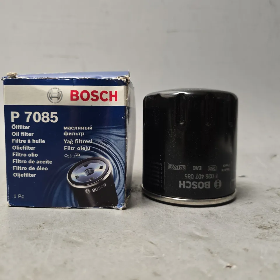 BOXED BOSCH P 7085 OIL FILTER 