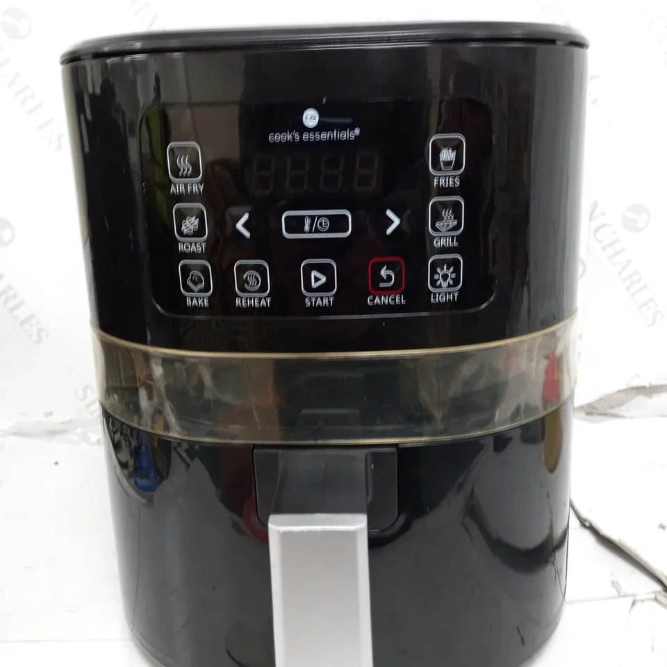 COOK'S ESSENTIALS 4L AIR FRYER IN BLACK