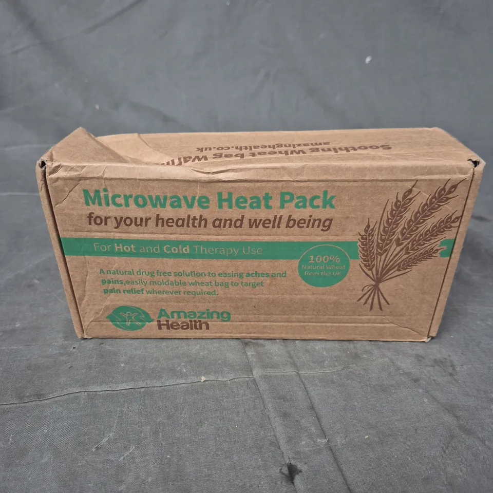 SEALED AMAZING HEALTH MICROWAVE HEAT PACK 