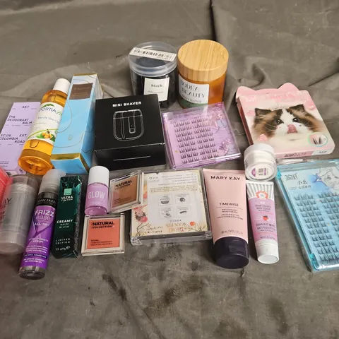 APPROXIMATELY 12 ASSORTED HEALTH & BEAUTY PRODUCTS TO INCLUDE DEODRANT BALM, BODY BUTTER, AND MINI SHAVER ETC.