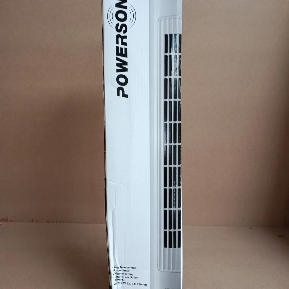 BOXED POWERSONIC TOWER FAN