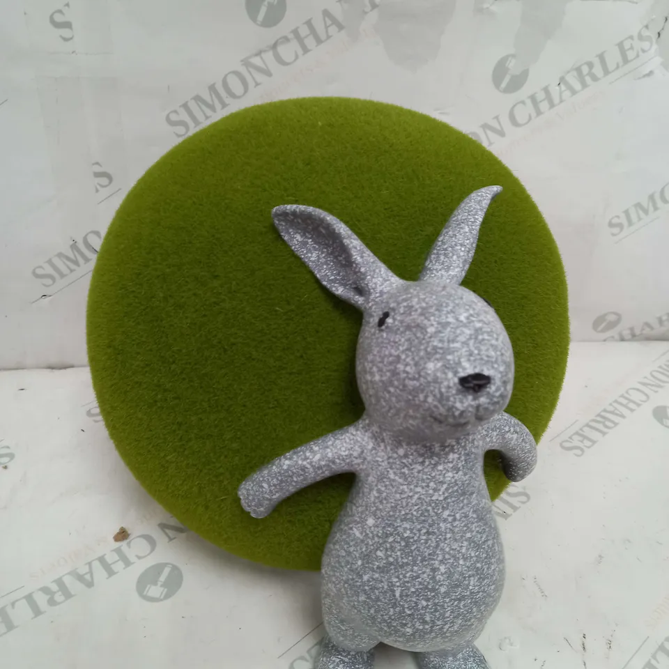 MY GARDEN STORIES FAUX MOSS BALL GARDEN BUNNY