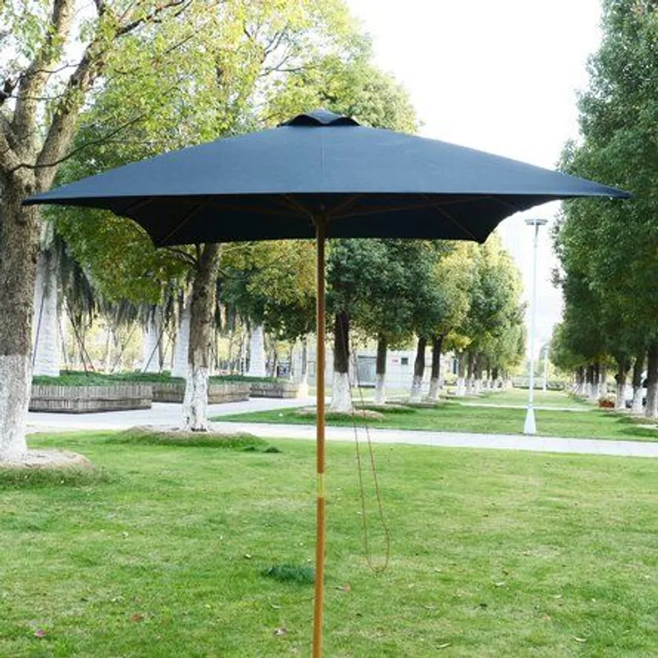 BOXED FIRENZE 3M X 2M RECTANGULAR TRADITIONAL PARASOL