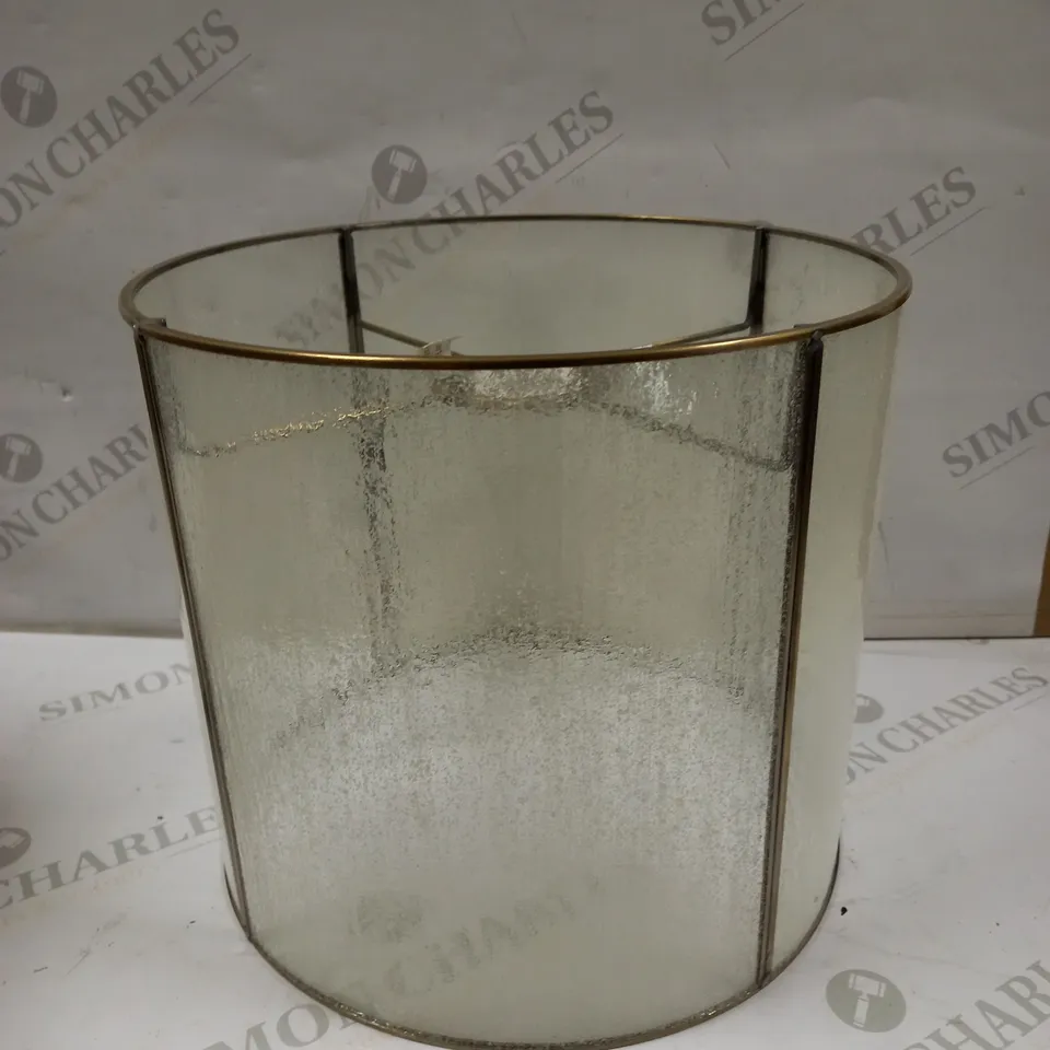 JOHN LEWIS CROFT COLLECTION LEIGHTON PENDANT CEILING LIGHT - ANTIQUE BRASS FINISH