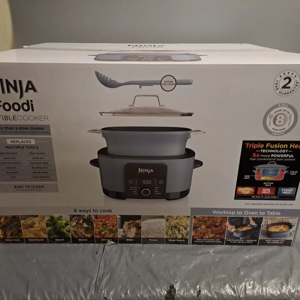 BOXED NINJA FOODI POSSIBLE COOKER 8L SLOWCOOKER