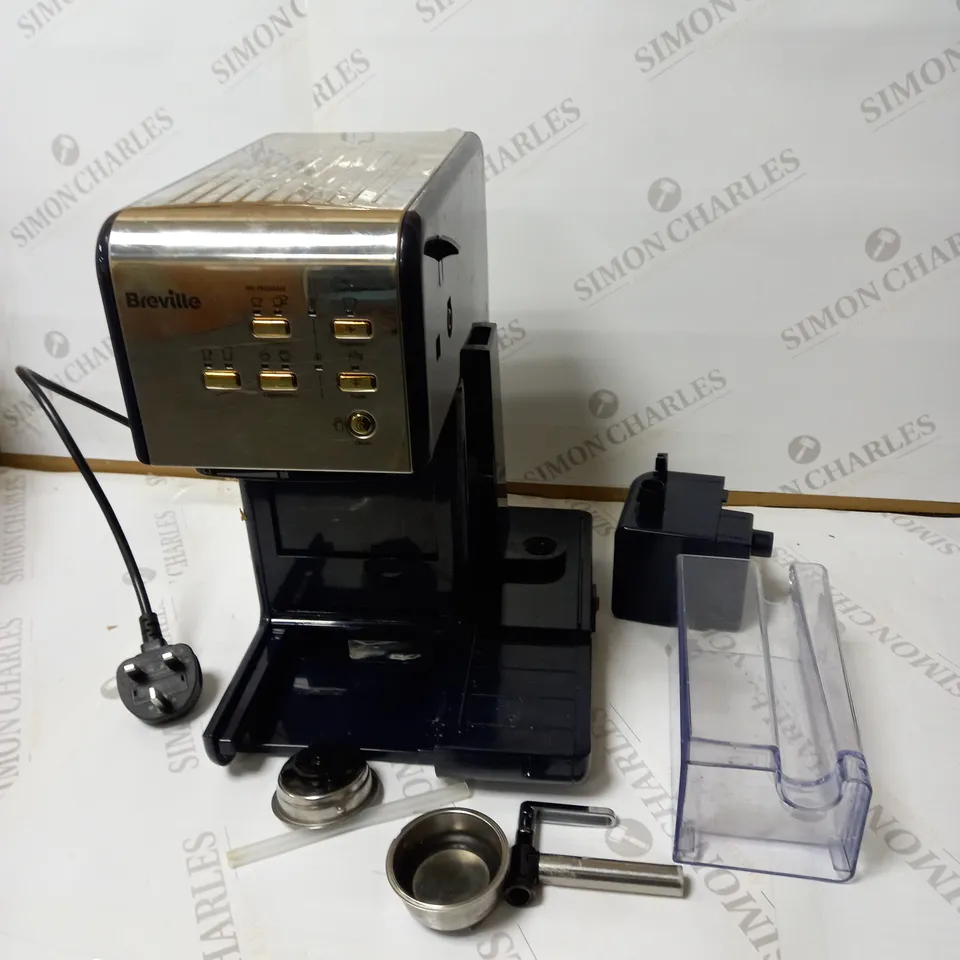 BREVILLE ONE-TOUCH COFFEEHOUSE COFFEE MACHINE - NAVY BLUE