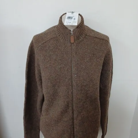BARBOUR ZIPPED CARDIGAN SIZE M