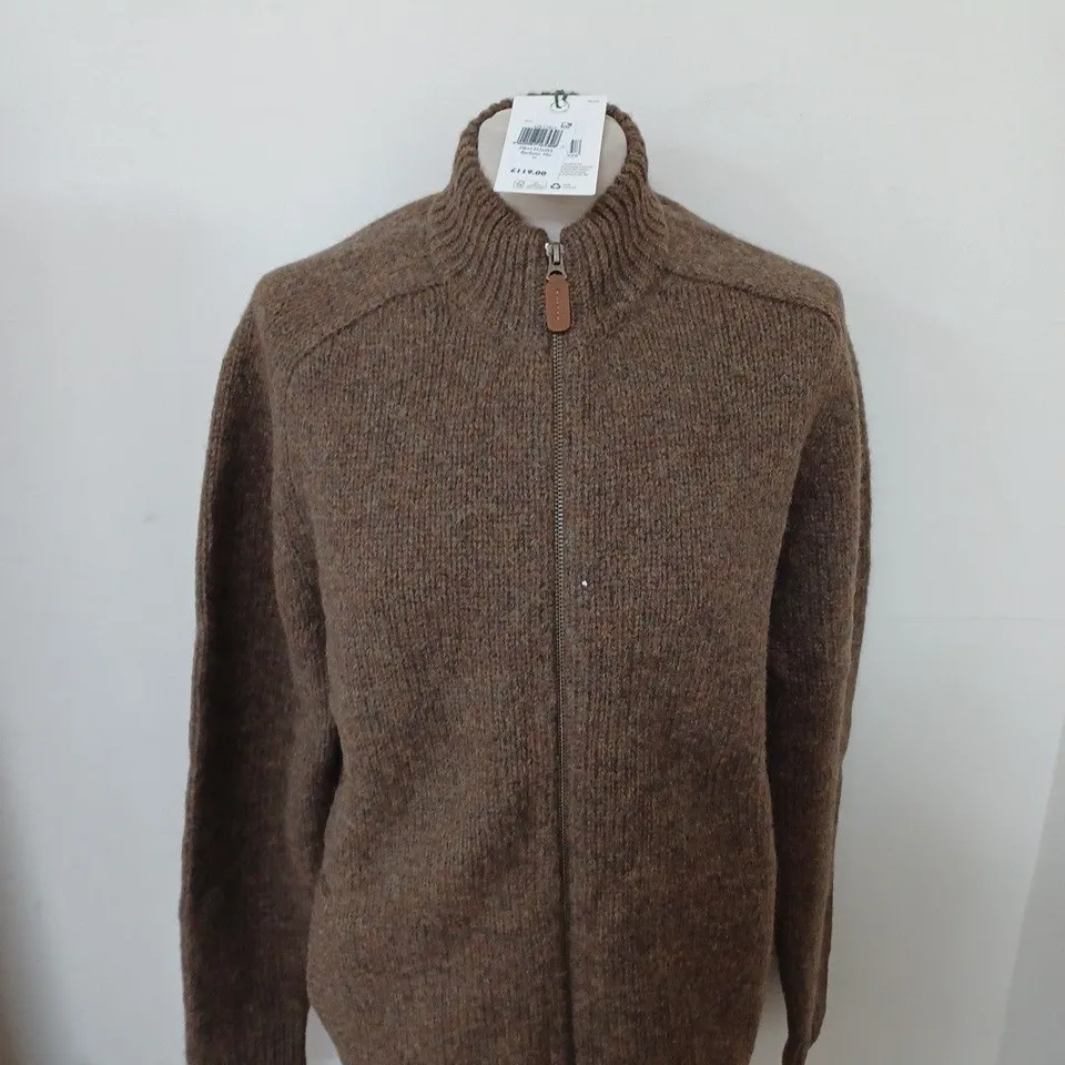 BARBOUR ZIPPED CARDIGAN SIZE M