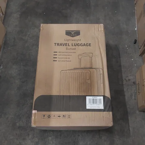 BOXED LUGG LIGHTWEIGHT TRAVEL SUITCASE