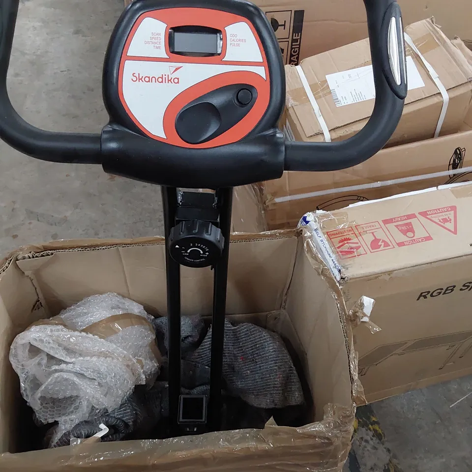 BOXED SKANDIKA ADULT FOLDAWAY EXCERCISE BIKE X1000PI
