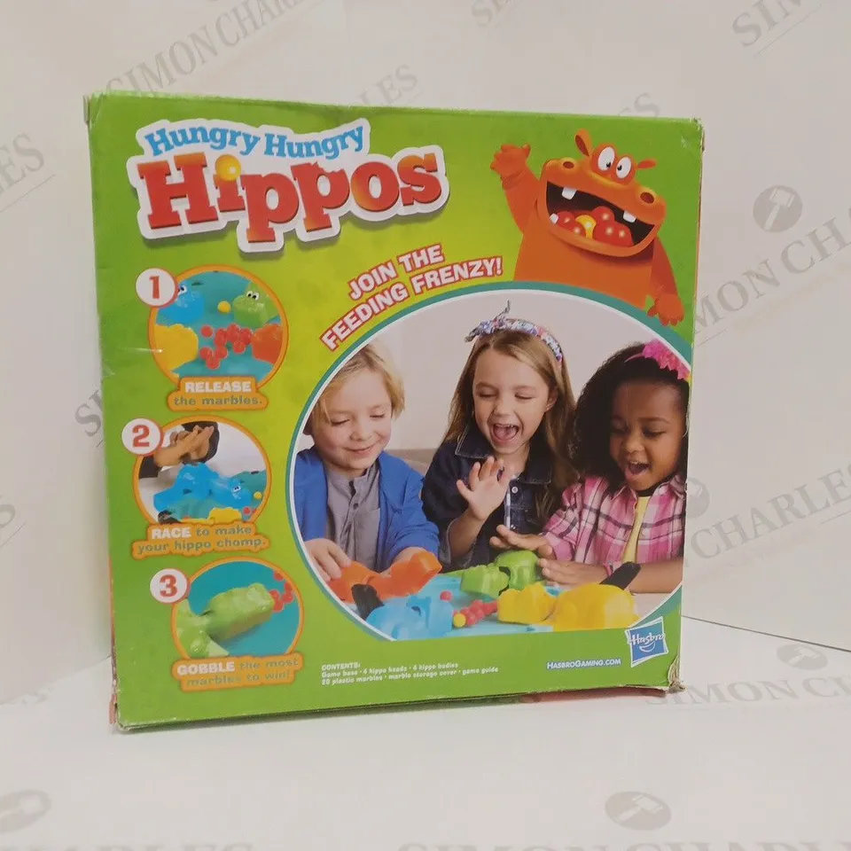 BOXED HASBRO ELEFUN & FRIENDS HUNGRY HIPPOS GAME RRP £24.99