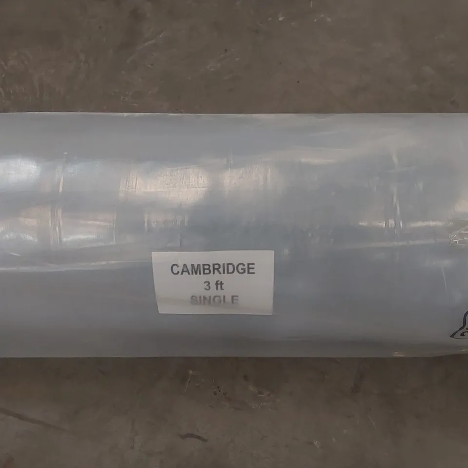 BRAND NEW BAGGED AND ROLLED CAMBRIDGE MATTRESS - 3FT SINGLE