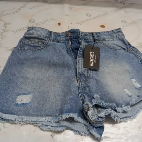 MISGUIDED DENIM SHORTS SIZE 10