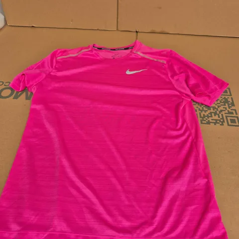 NIKE RUNNING DRI-FIT PINK TOP – SIZE M
