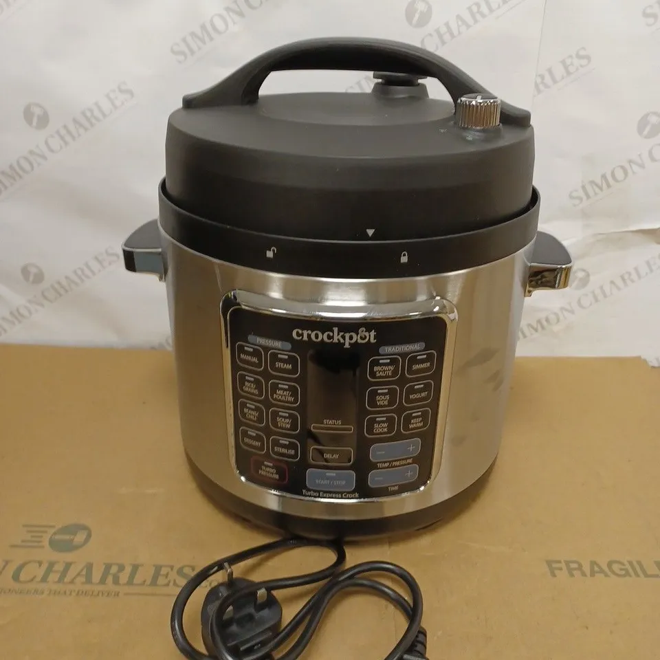 CROCKPOT TURBO EXPRESS PRESSURE MULTICOOKER