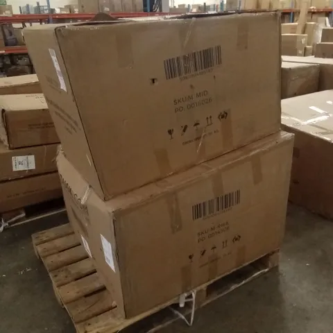 PALLET OF ASSORTED INCOMPLETE DUSK SOFA PARTS AND PIECES