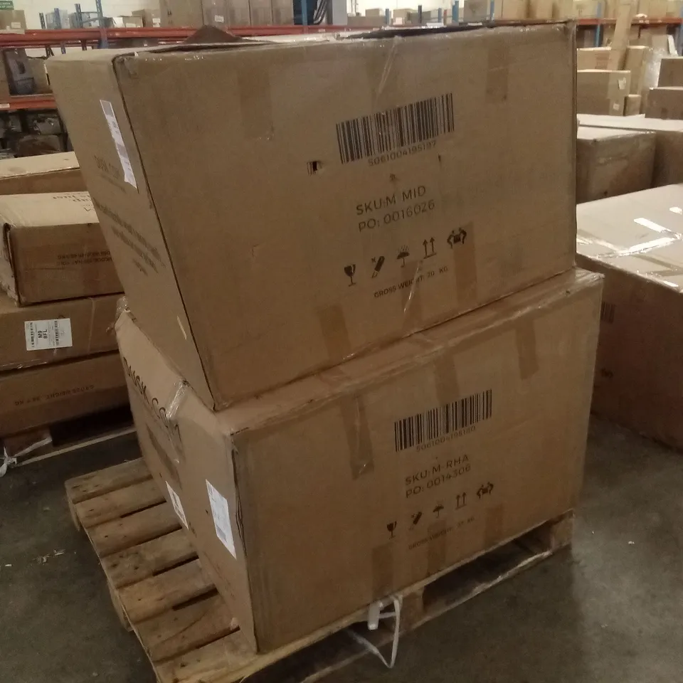 PALLET OF ASSORTED INCOMPLETE DUSK SOFA PARTS AND PIECES