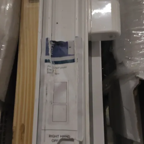 PVCU HALF GLAZED BACK DOOR IN WHITE 2055X840