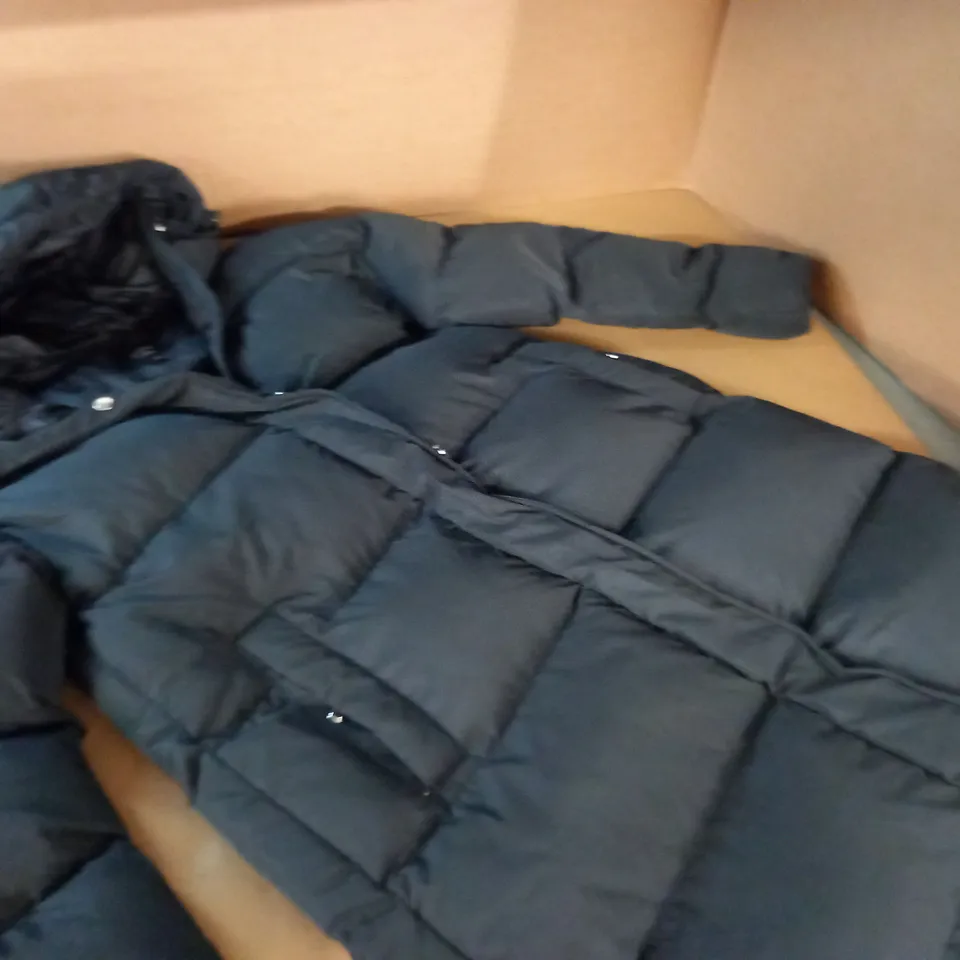 SUPERDRY STUDIO PADDED LONGLINE COAT - UK 10