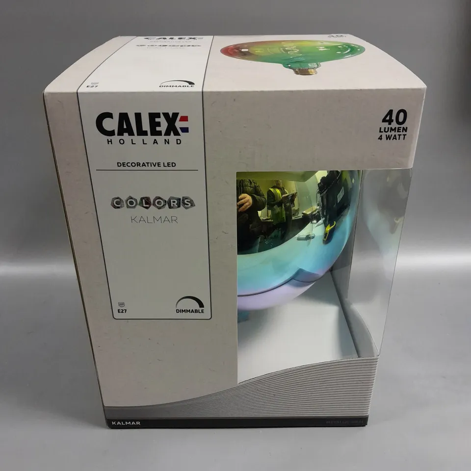 BOXED CALEX KALMAR METALLIC OPAL DIMMABLE 4W E27 LED LAMP