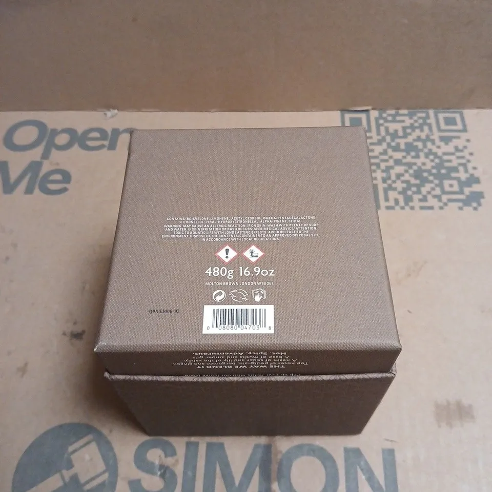 MOLTON BROWN LONDON BLACK PEPPERCORN THREE WICK CANDLE – 480G BOXED