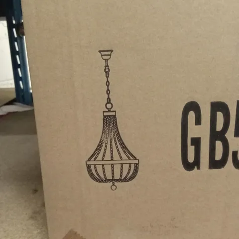 BOXED CADE CHANDELIER LIGHT (1 BOX)