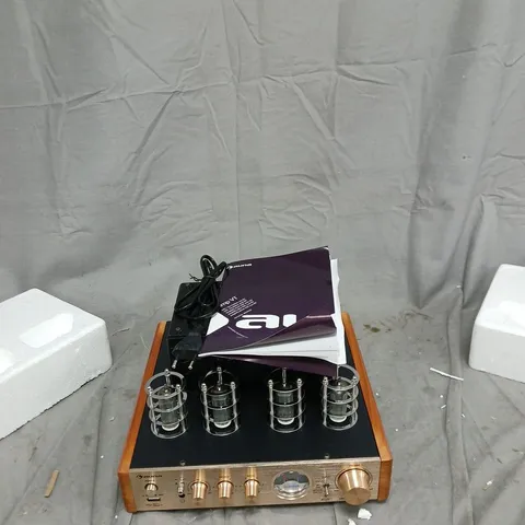 AUNA AMP VT HIFI AMPLIFIER WITH BT – CHAMPAGNE FINISH