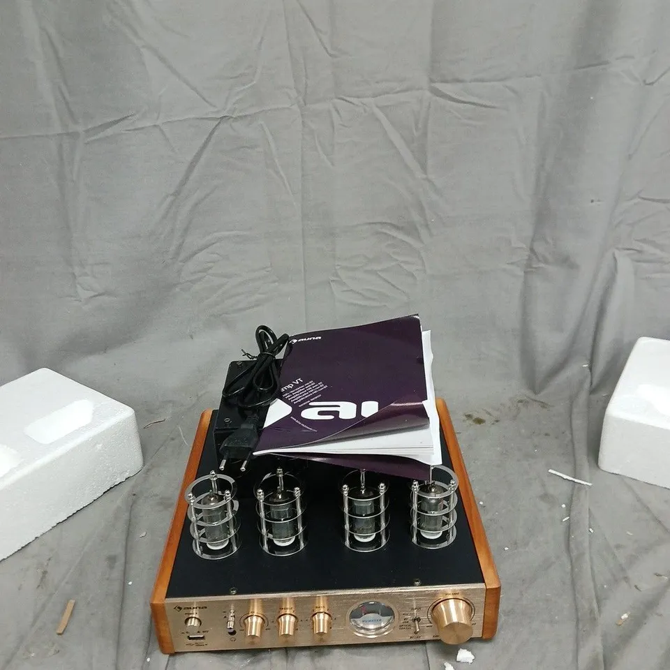 AUNA AMP VT HIFI AMPLIFIER WITH BT – CHAMPAGNE FINISH