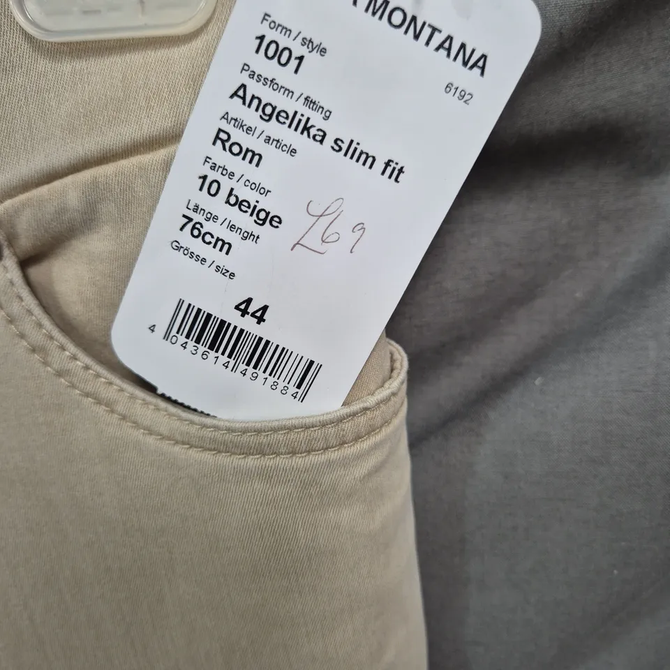 ANNA MONTANA ANGELIKA SLIM FIT JEANS – BEIGE, WOMEN'S EU 44