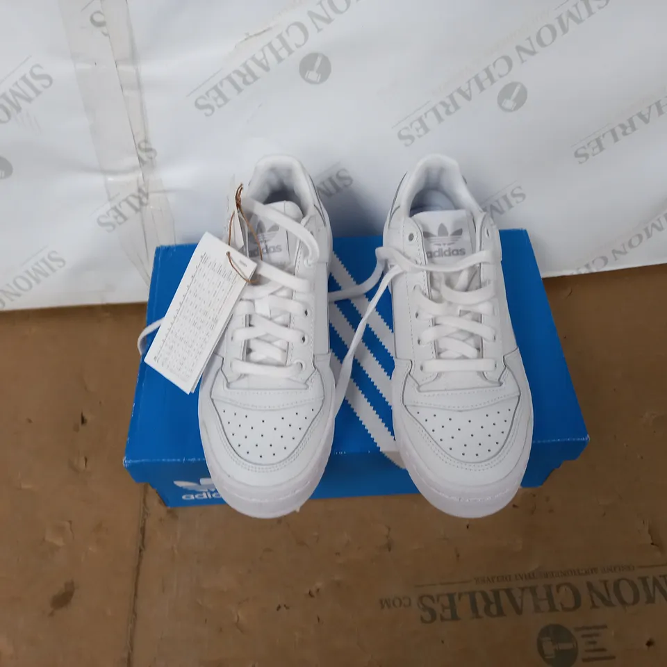 ADIDAS FORUM BOLD TRAINERS - WHITE SIZE 4 