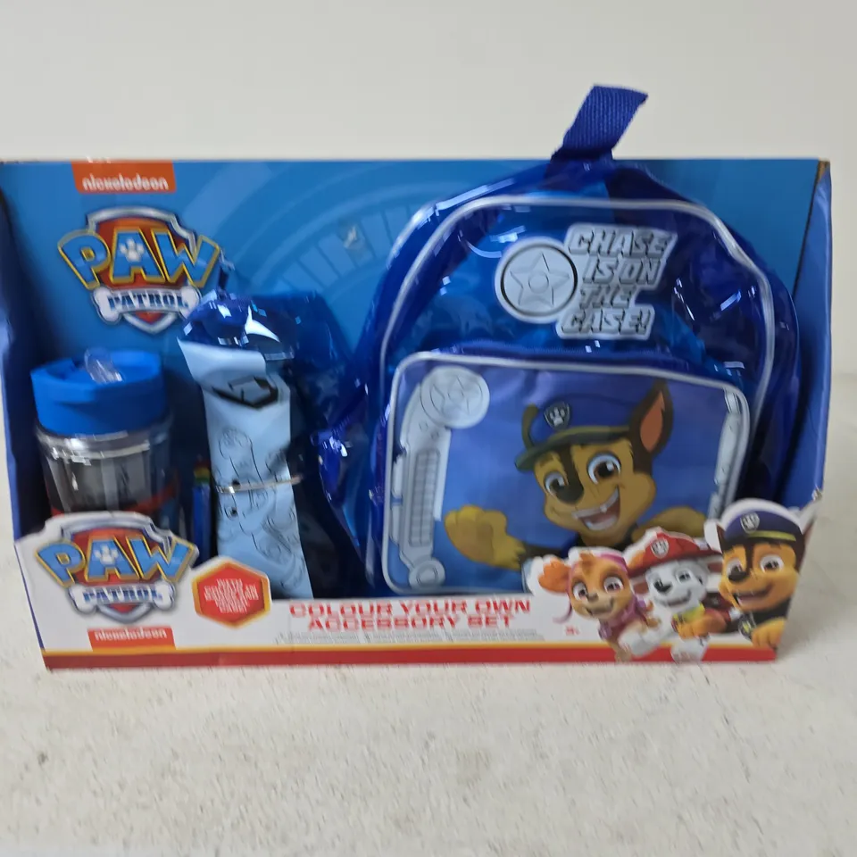 PAW PATROL BACKPACK SET WITH WATER BOTTLE & LUNCHBOX