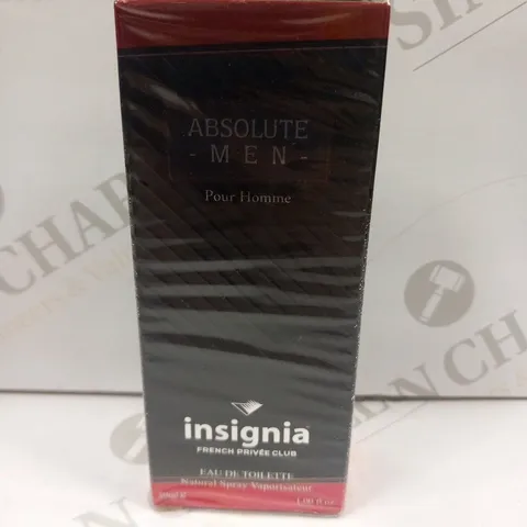 BOXED AND SEALED INSIGNIA FRENCH PRIVEE CLUB ABSOLUTE MEN POUR HOMME EAU DE TOILETTE 30ML