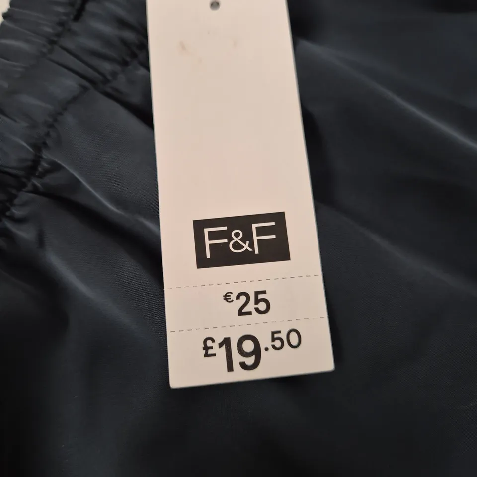 Tesco F&F Satin Wide-Leg Trousers – Navy, UK Size 16
