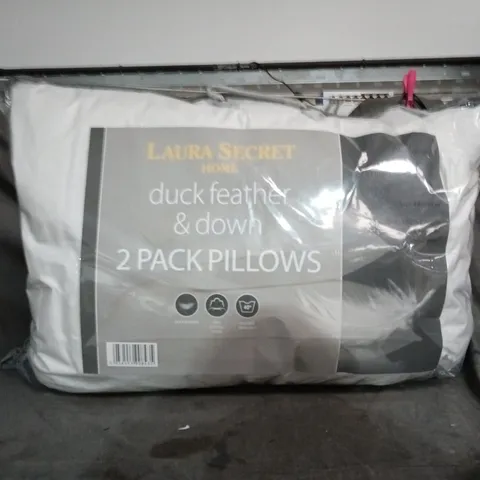 LAURA SECRET HOME DUCK FEATHER & DOWN PILLOWS β 2 PACK