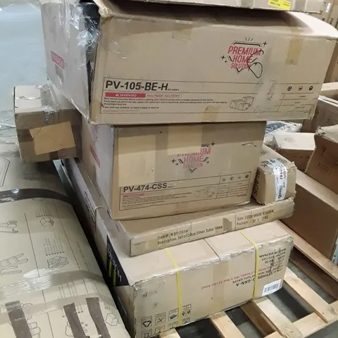 PALLET CONTAINING ASSORTED FLATPACK FURNITURE PARTS 