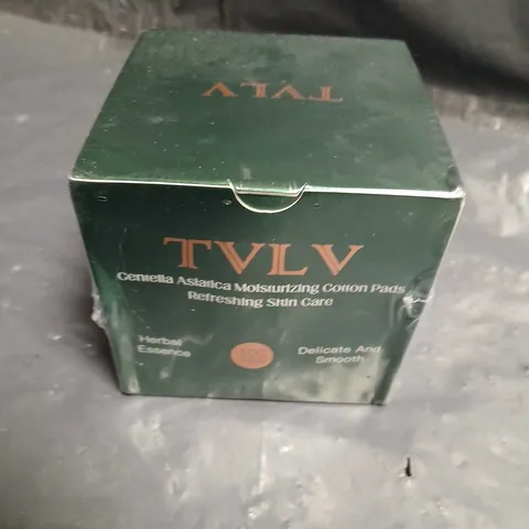 BOXED TVLV CENTELLA ASIATICA MOISTURIZING COTTON PADS REFRESHING SKIN CARE