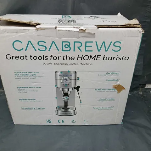 CASABREWS 20BAR ESPRESSO COFFEE MACHINE 